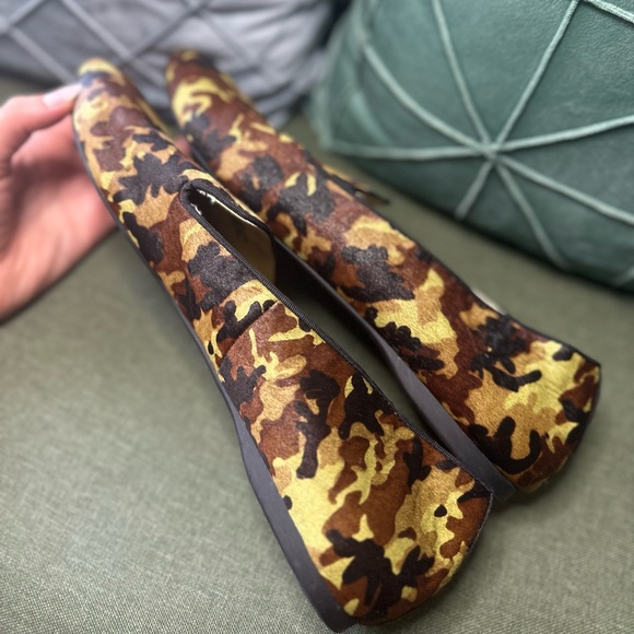 Birdies The Starling Camo Calf Hair Loafers - Picture 3 of 7